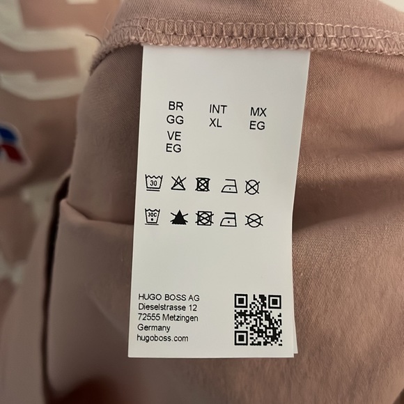 Hugo Boss x Russell Athletic Boss Athletic Pale Pink T-Shirt XL - Picture 3 of 5